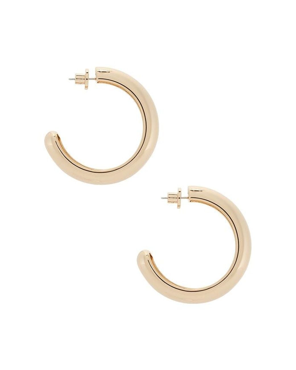 Jenny Bird White Large Gia Hoops