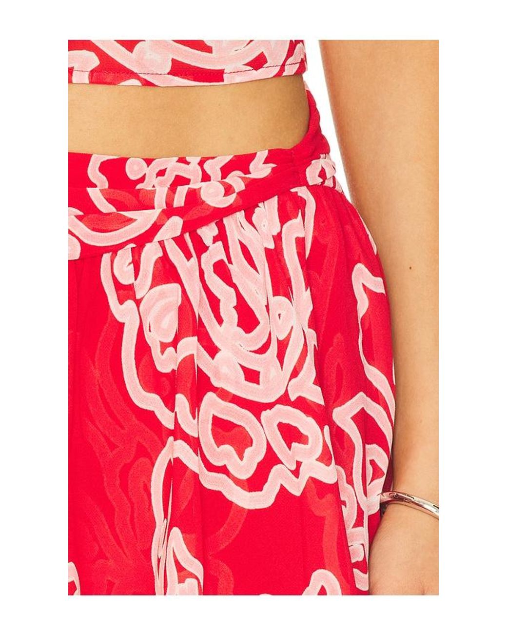 Lovers + Friends Red Mayci Mini Skirt