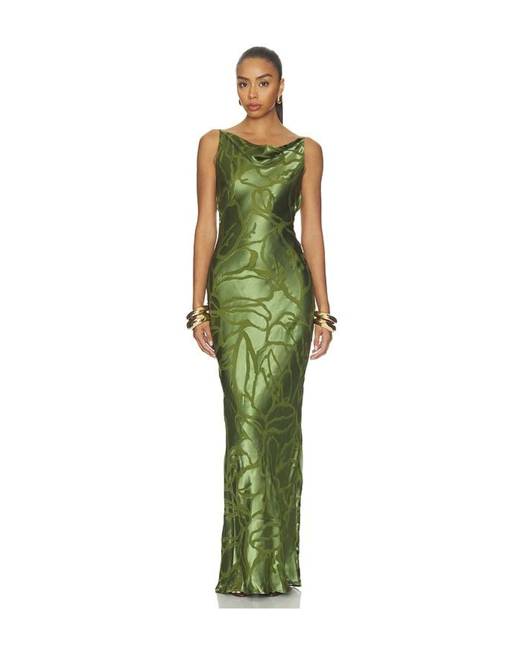 Cult Gaia Green Ali Dress
