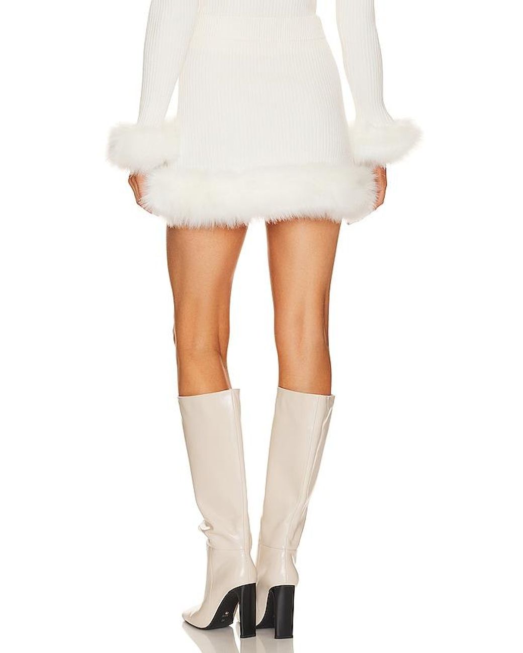 Show Me Your Mumu White Fran Mini Skirt