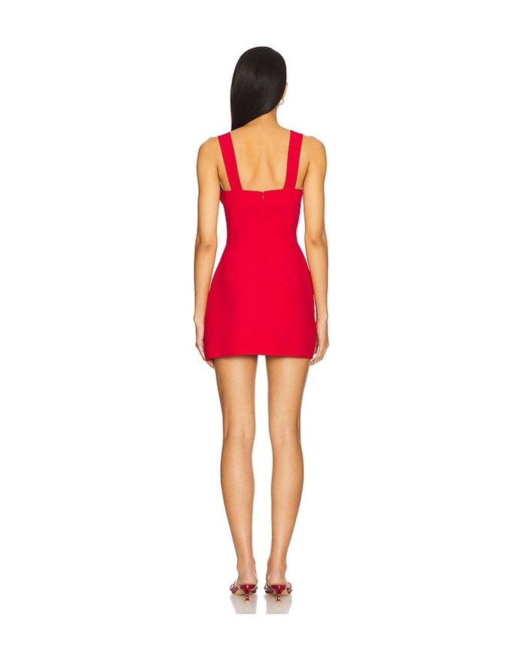 Amanda Uprichard Red X Revolve Ace Dress