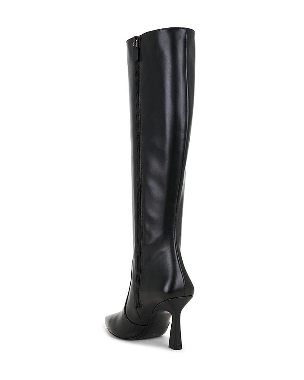 Stuart Weitzman Black Boot Vinnie Zip 85