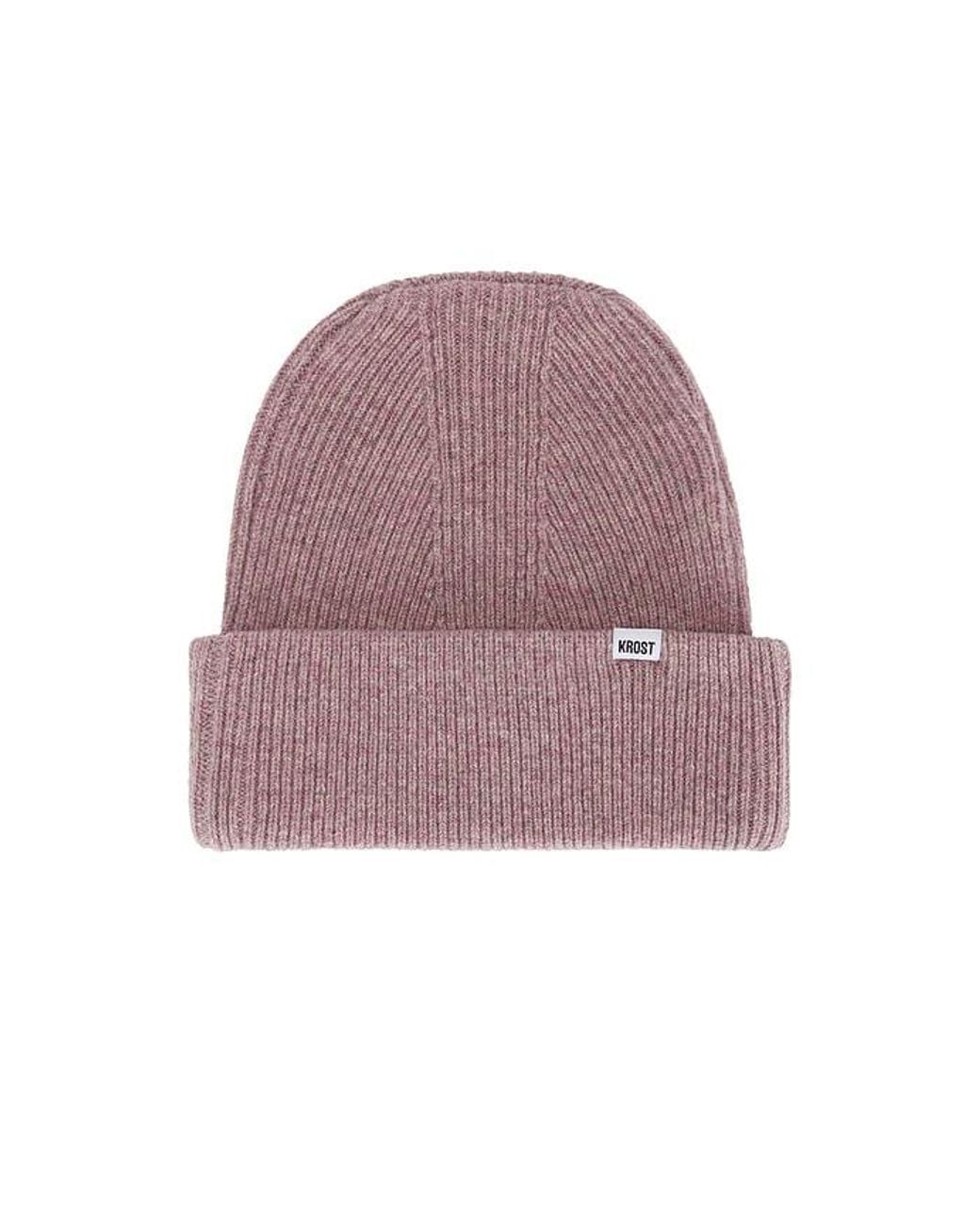 KROST Beanie Speckle in Pink für Herren