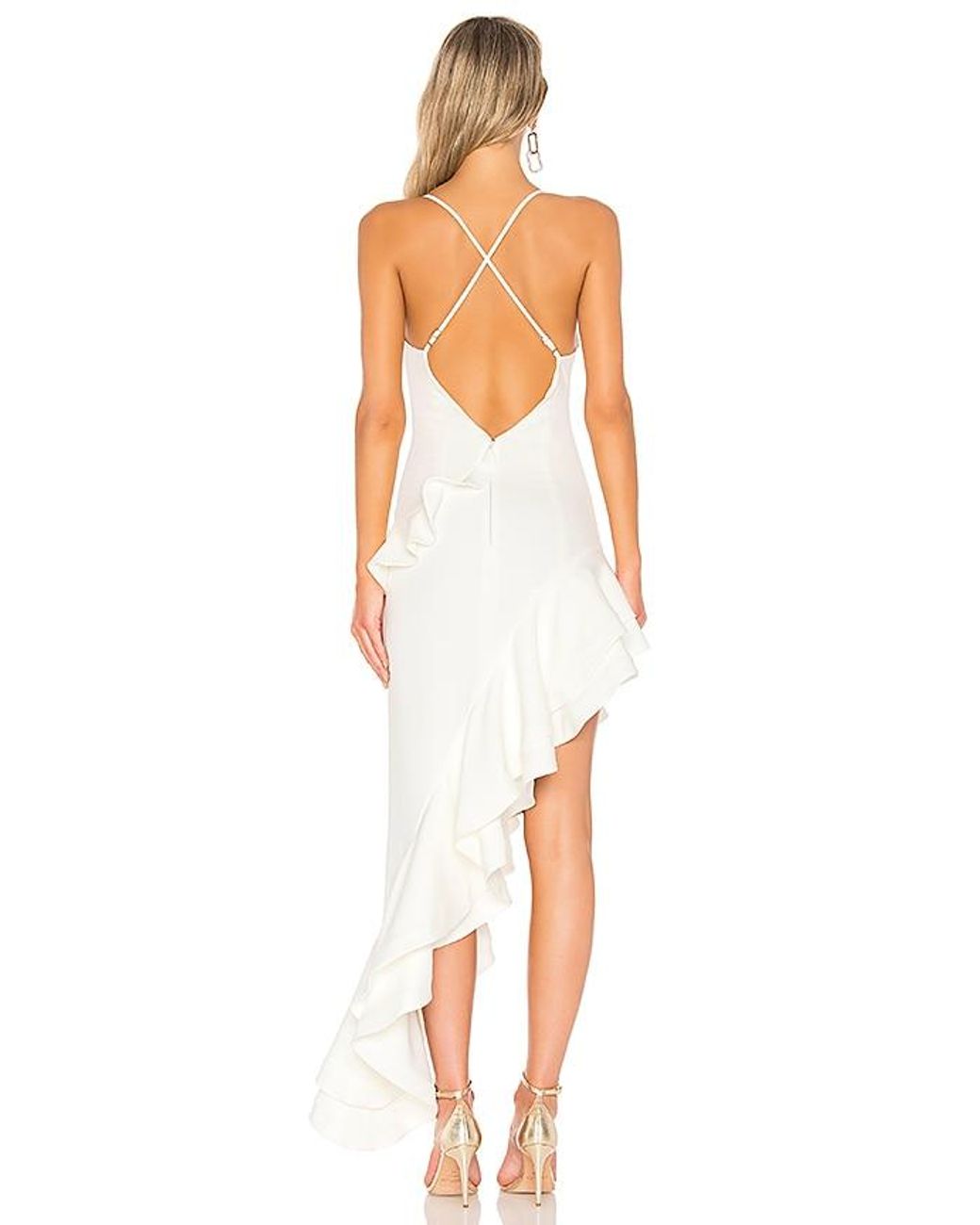 Lovers + Friends White Riya Gown