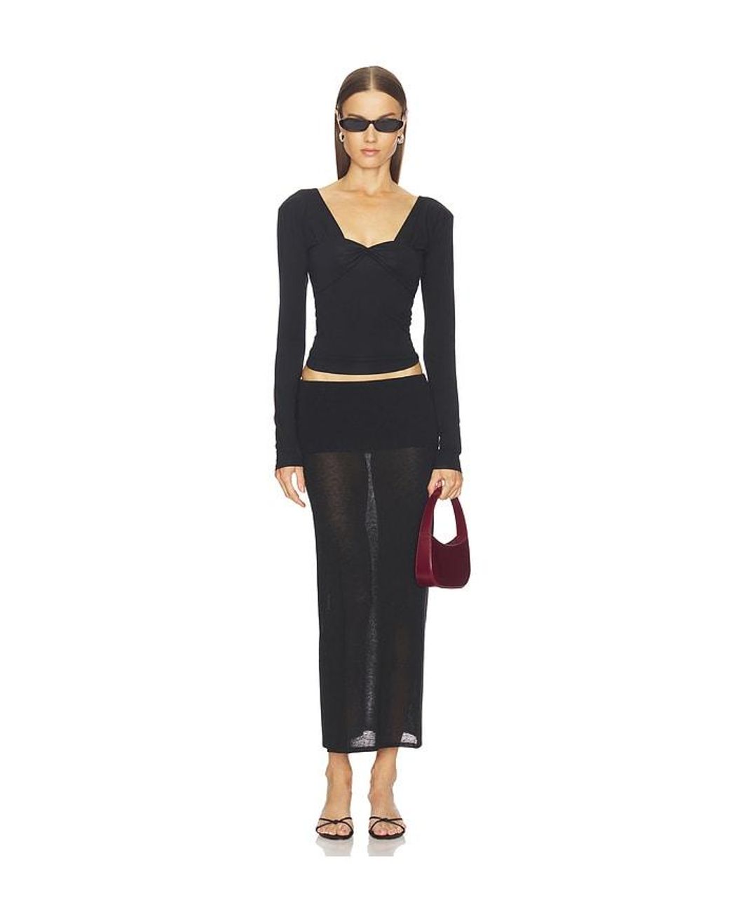 The Line By K Black Rian Top