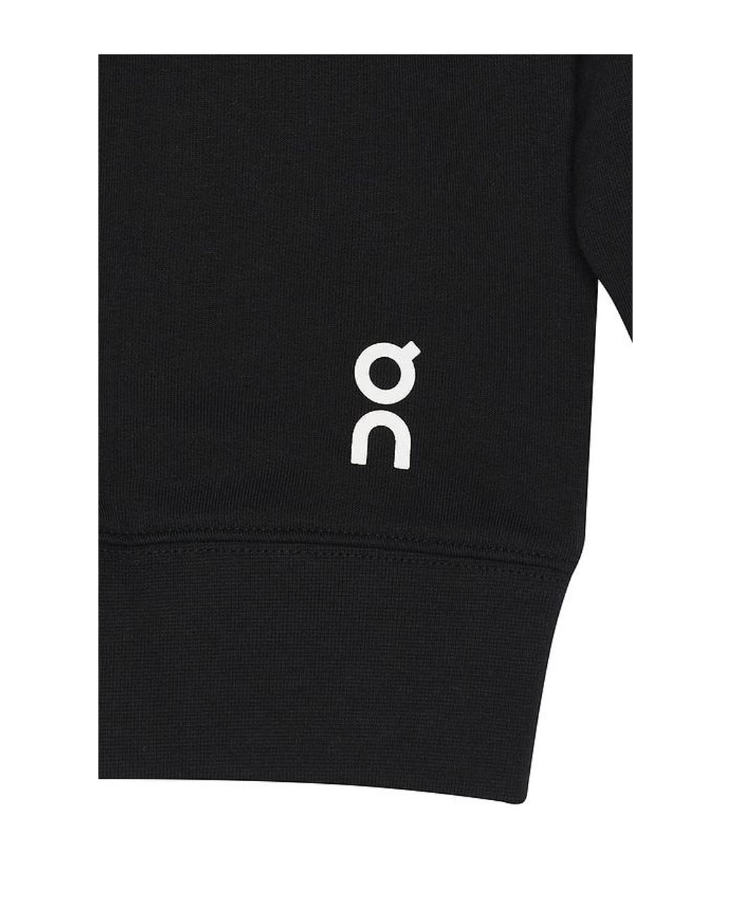 On Shoes Black Club Hoodie for men