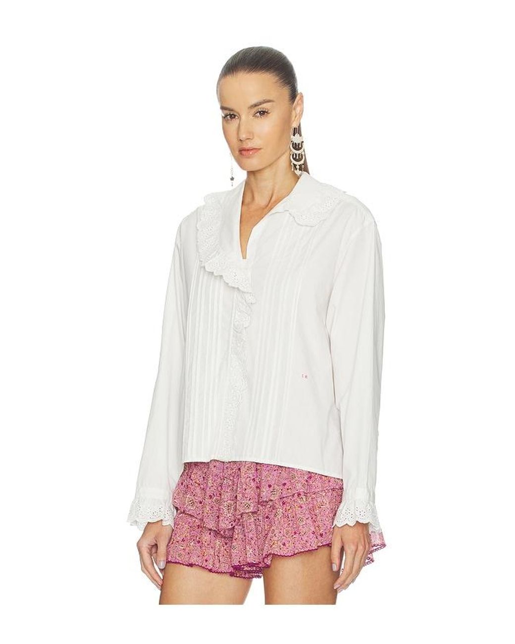 Isabel Marant White Nomia Long Sleeve