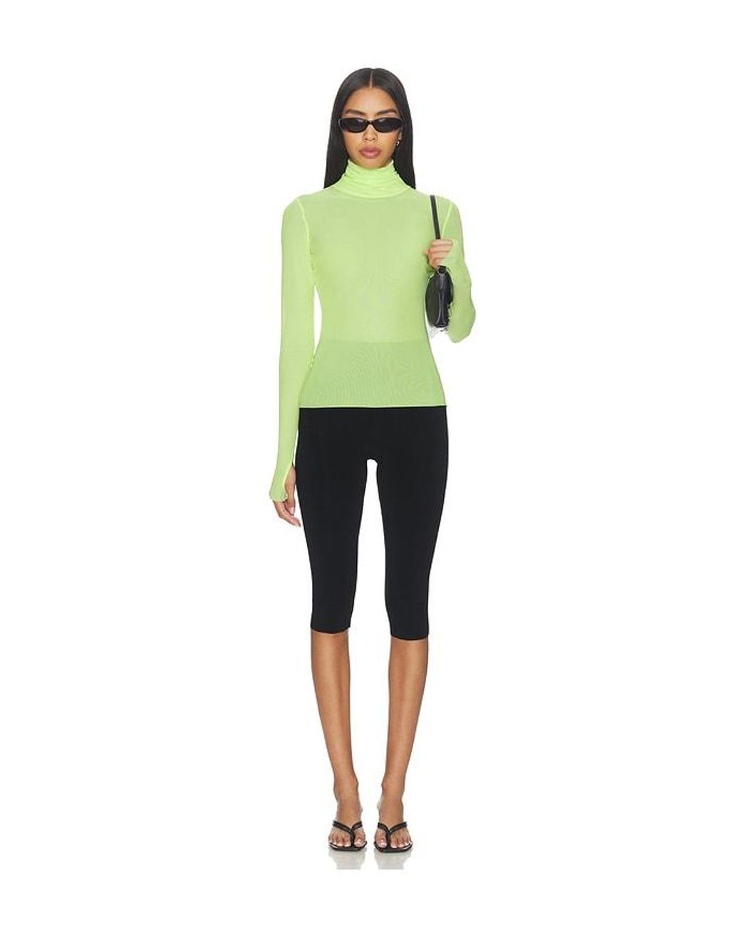 AFRM Green Zadie Top