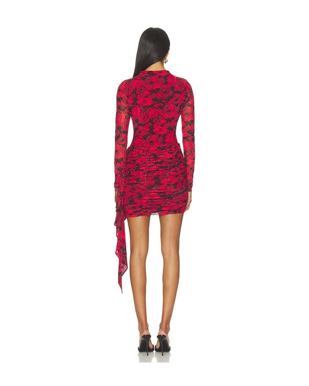 AFRM Red Melise Dress