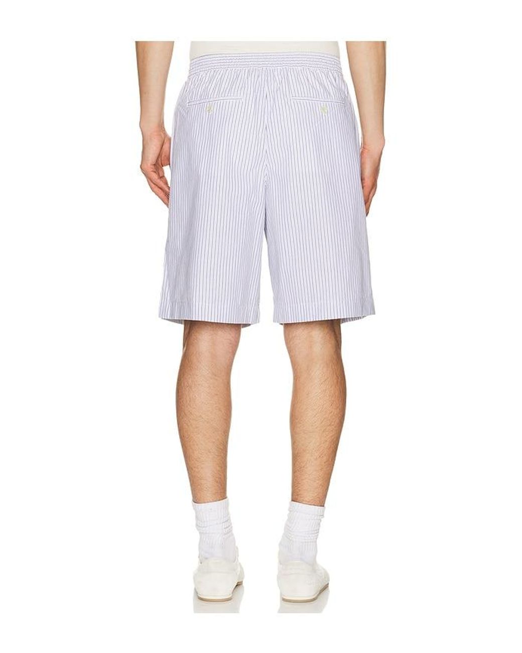 DUNST White Pajama Bermuda Shorts for men