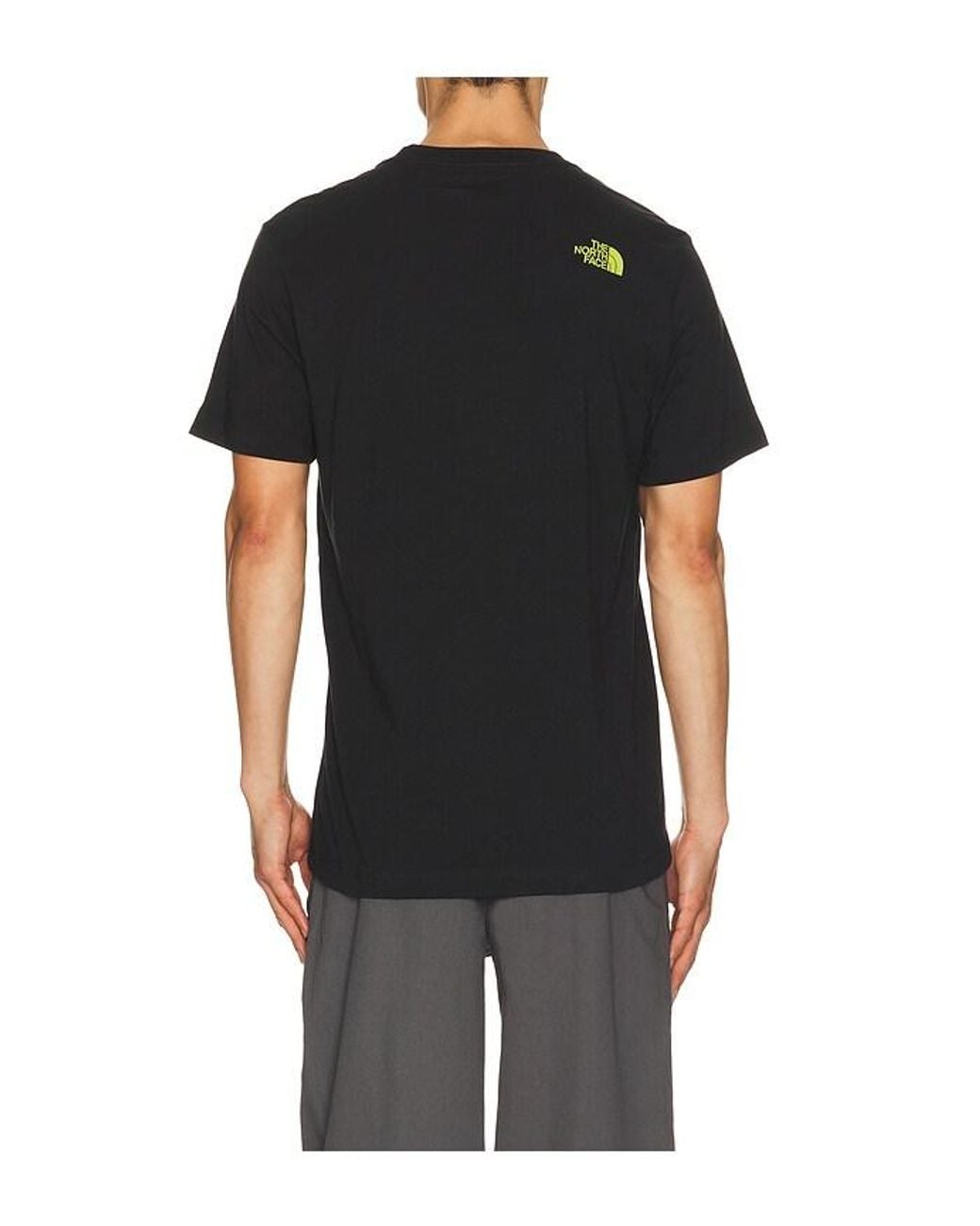 The North Face Black Half Dome Collage Sketch Regular Short Sleeve Tee for men