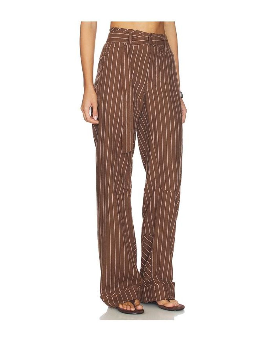 Free People Brown X Revolve Raise The Stakes Pant