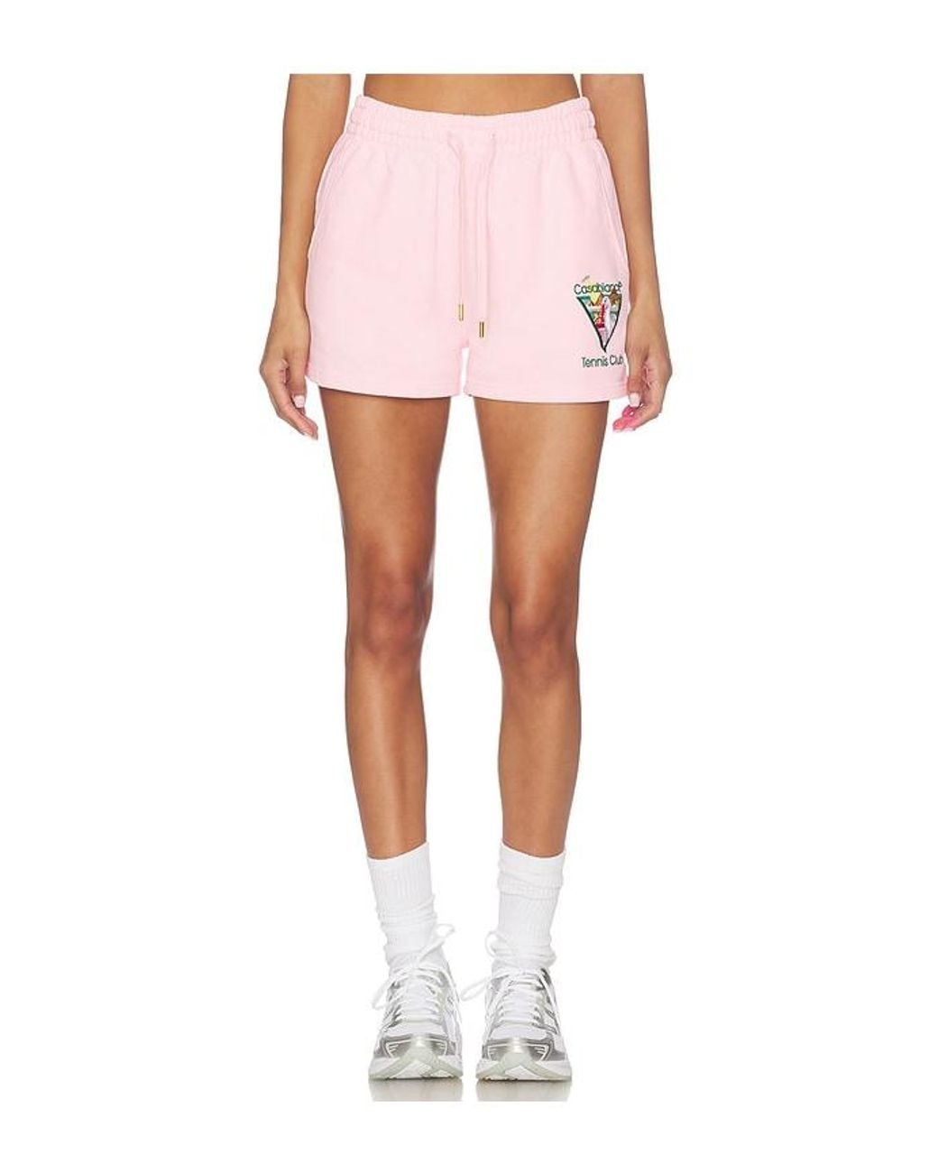 Casablanca Pink Tennis Club Classic Shorts