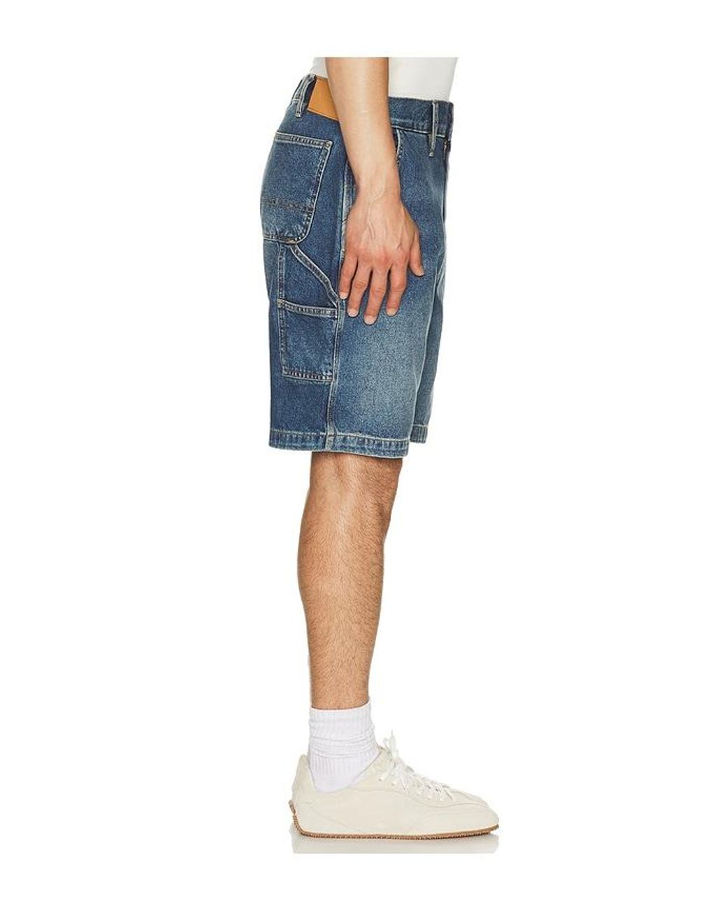 Corridor NYC Blue Denim Painter Short for men