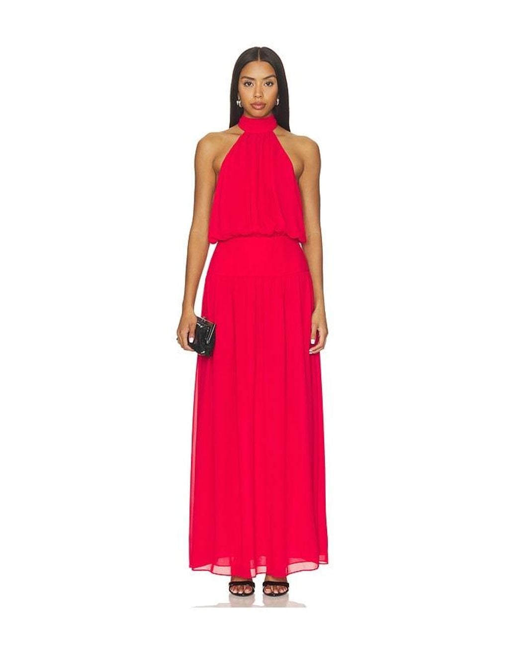 Lovers + Friends Red Simone Gown