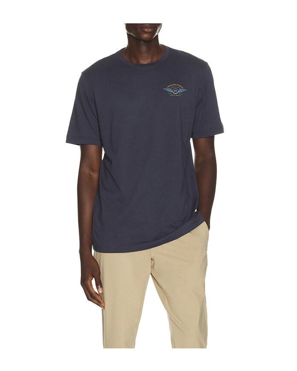 Travis Mathew Blue Rally Ready Tee for men