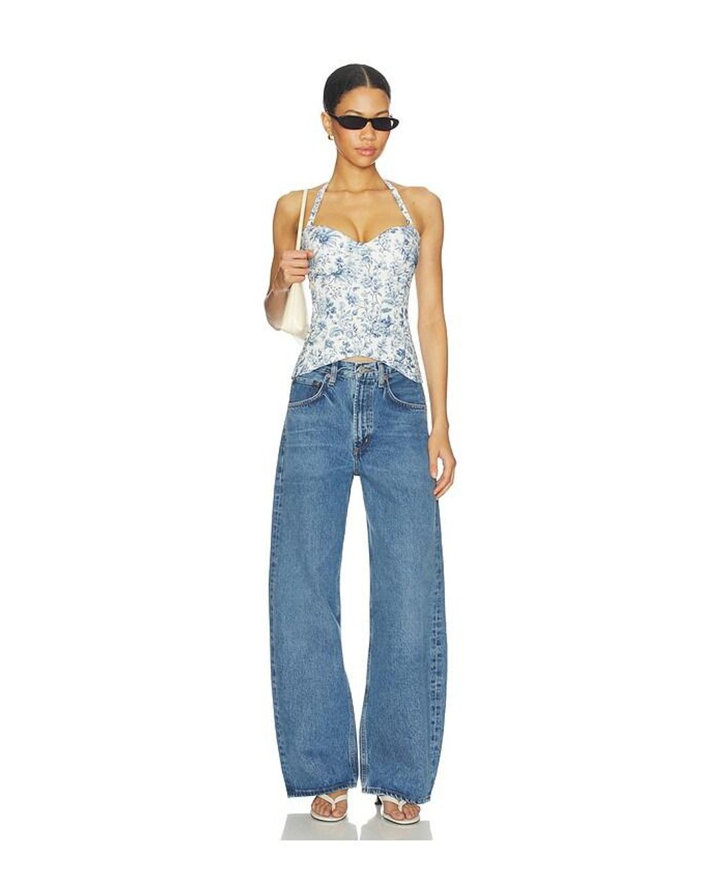 V. Chapman Blue Carrie Top