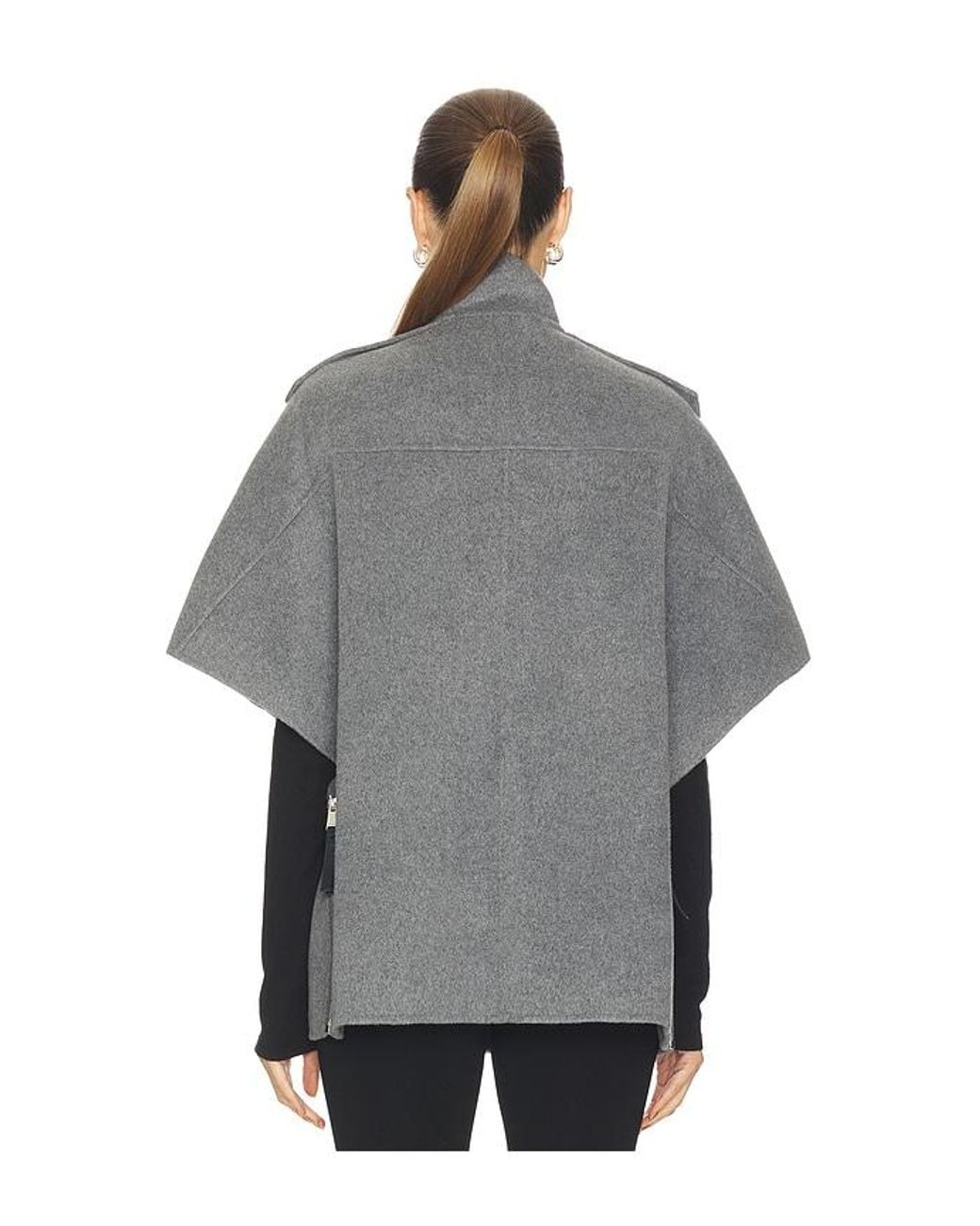 Jonathan Simkhai Gray Jones Cape Jacket