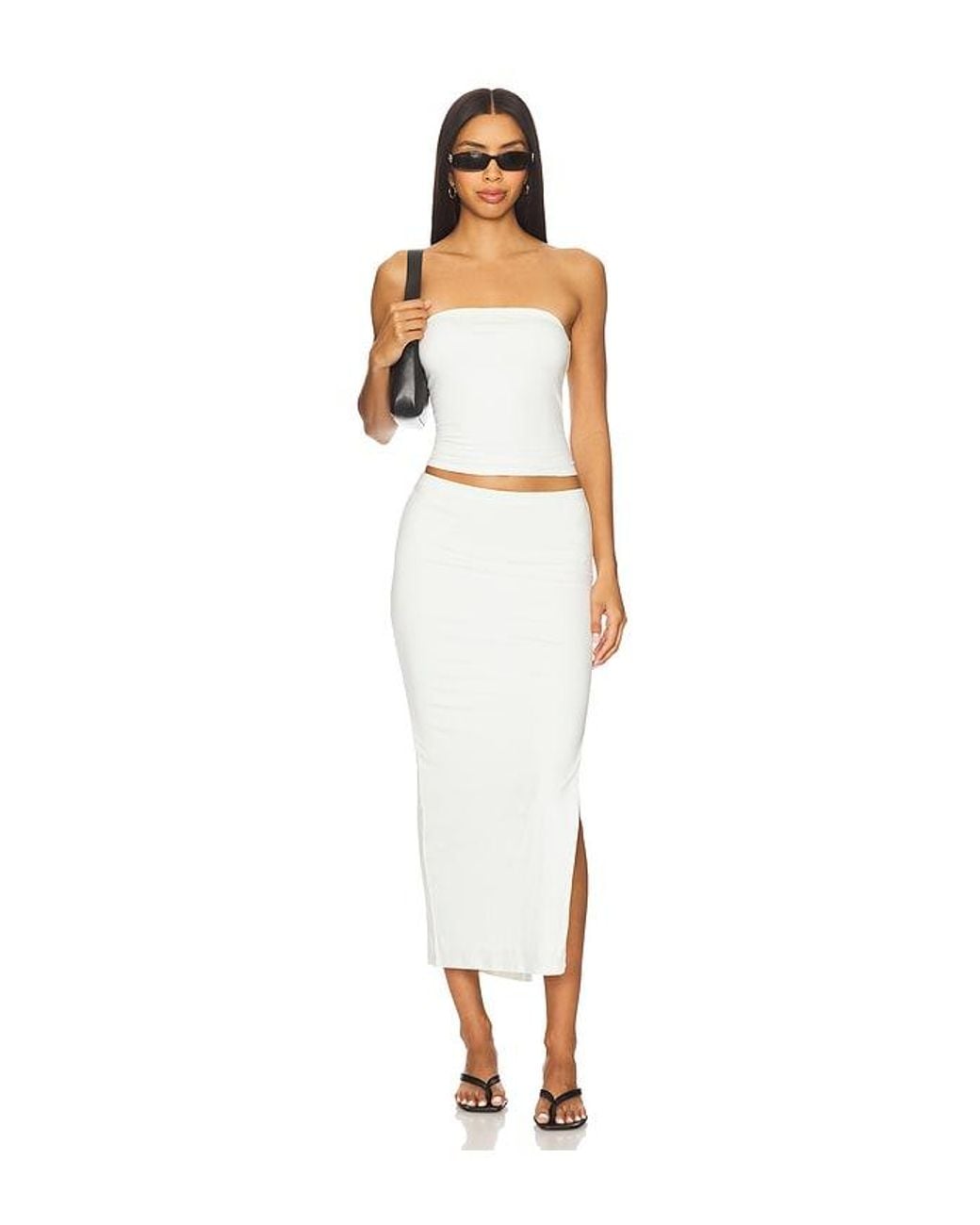 ALL THE WAYS White Natalie Skirt Set