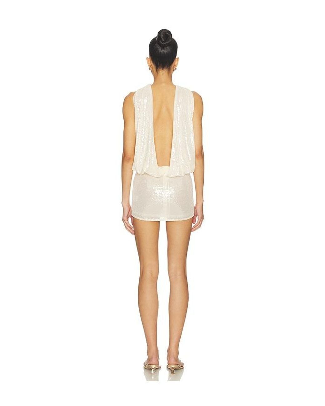 Lovers + Friends White Maya Mini Dress