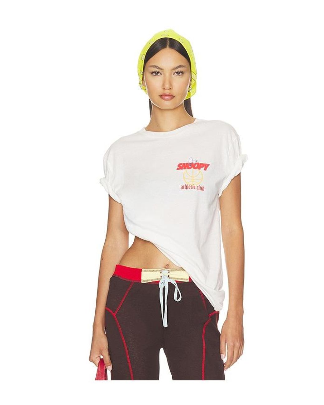 The Forecast Agency White Peanuts Athletic Tee for men
