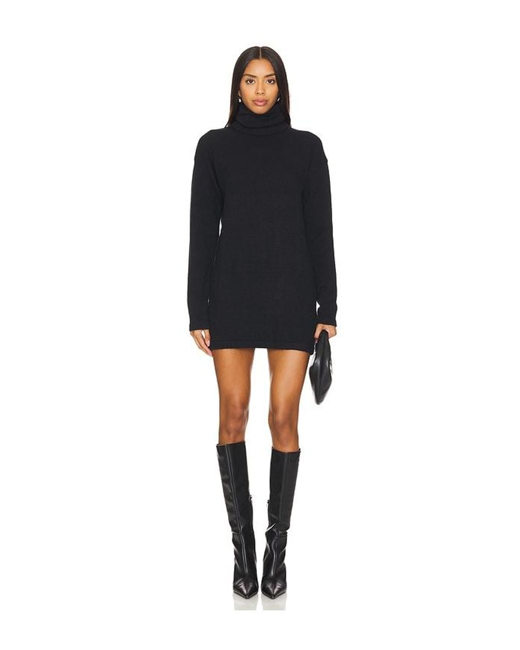 ALL THE WAYS Black Meryl Sweater Dress