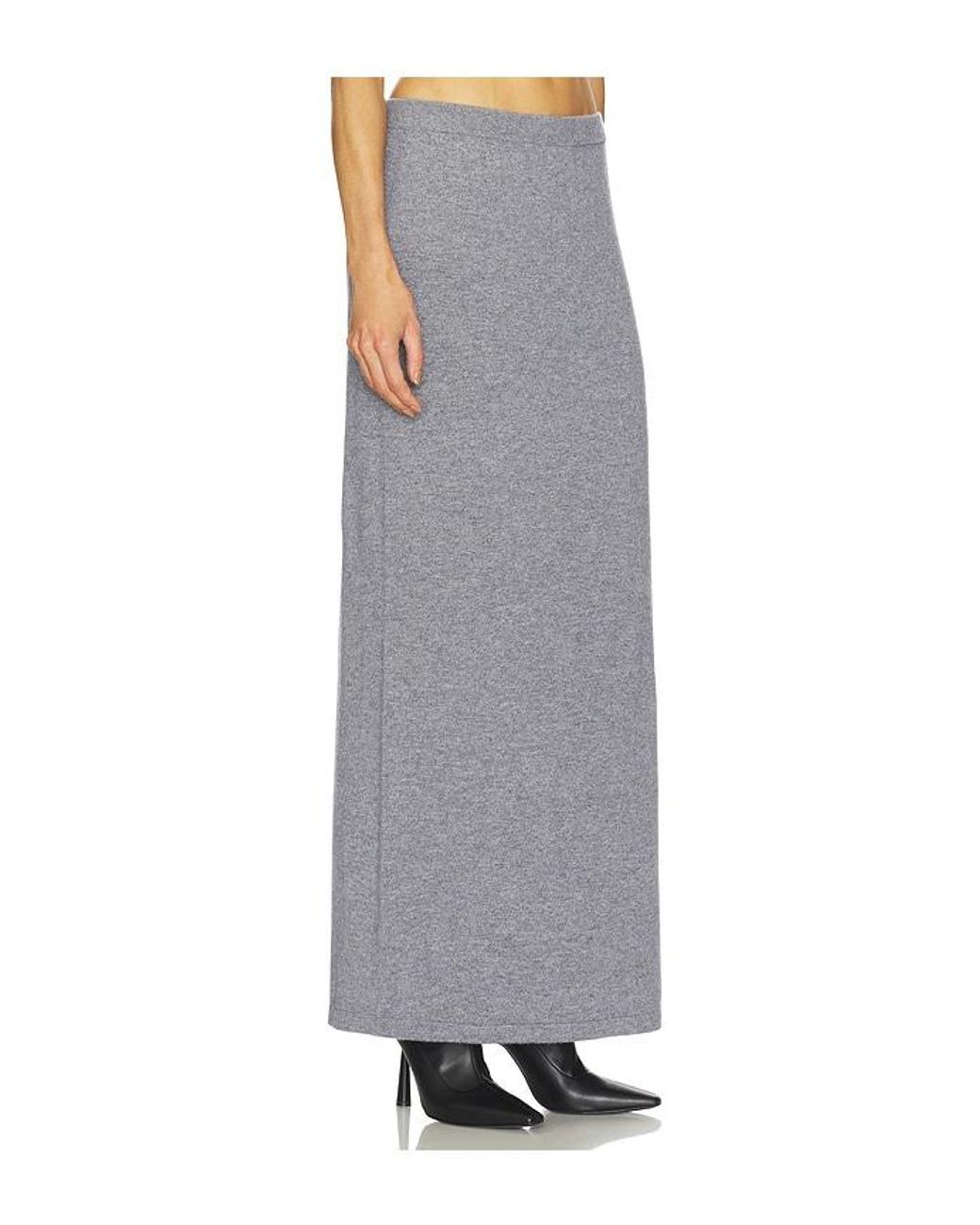 SRG Gray Mattie Knit Maxi Skirt