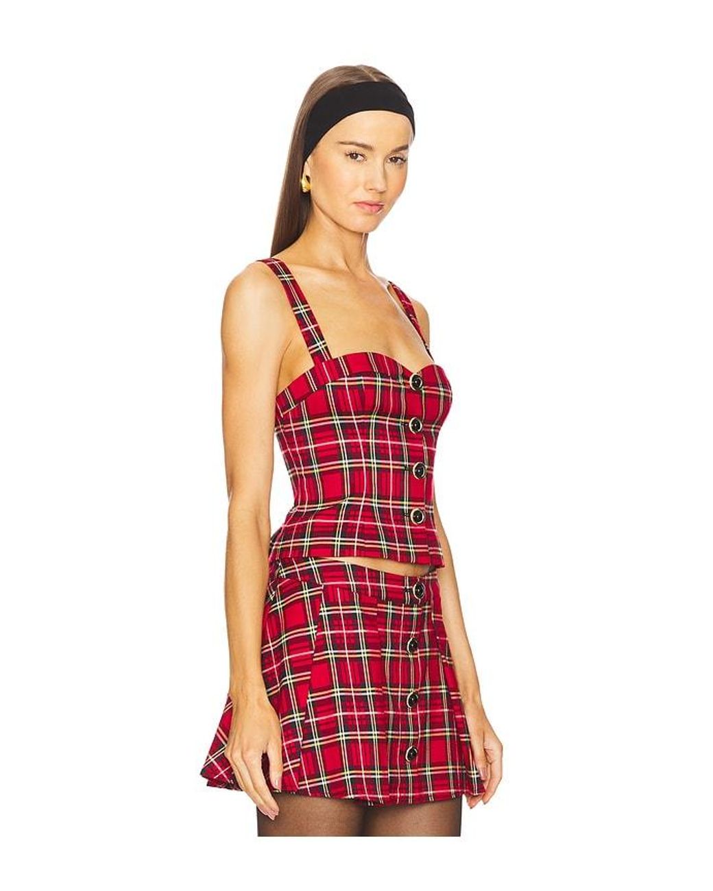 Shane Top En Color Rojo Talla En MAJORELLE de color Red