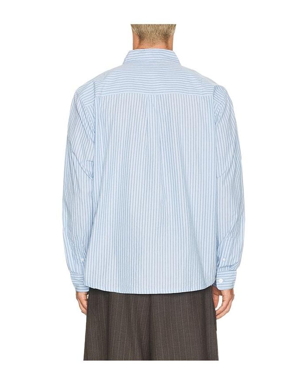 Obey Blue Billy Woven Shirt for men