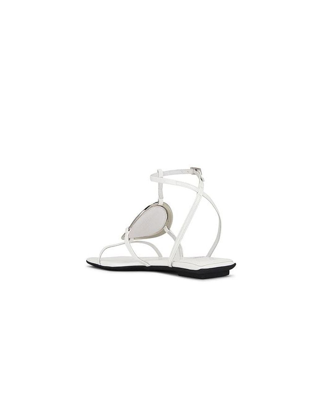 Jeffrey Campbell White Calanthe Sandals