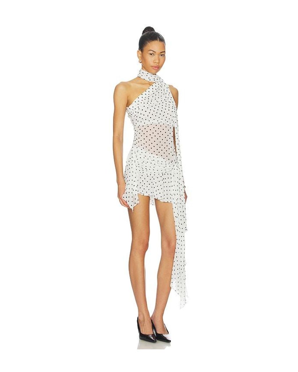 GUIZIO White Cyrielle Dress