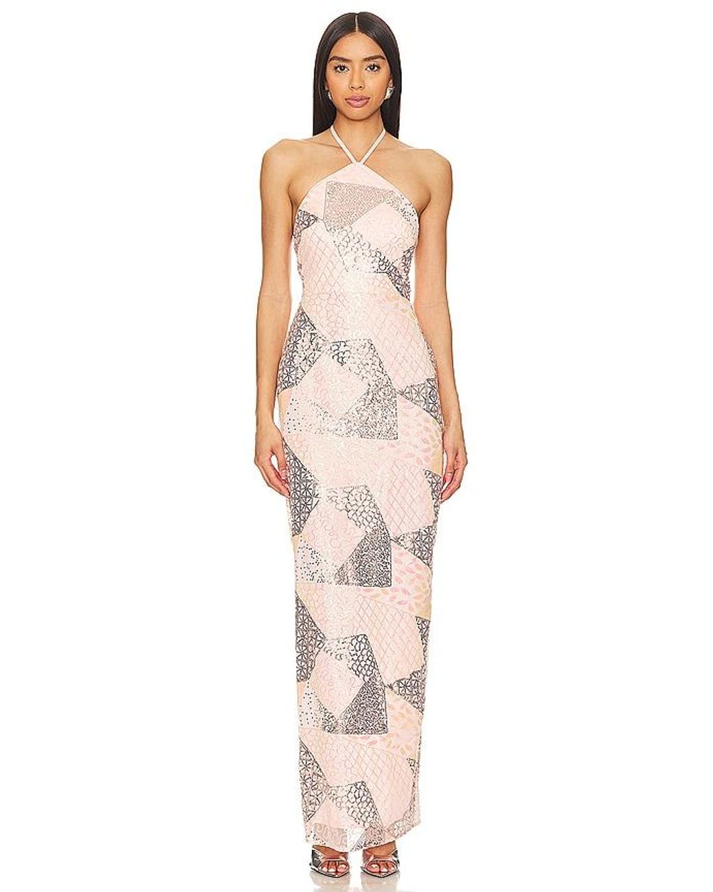 Lovers + Friends Pink Ariel Maxi Dress