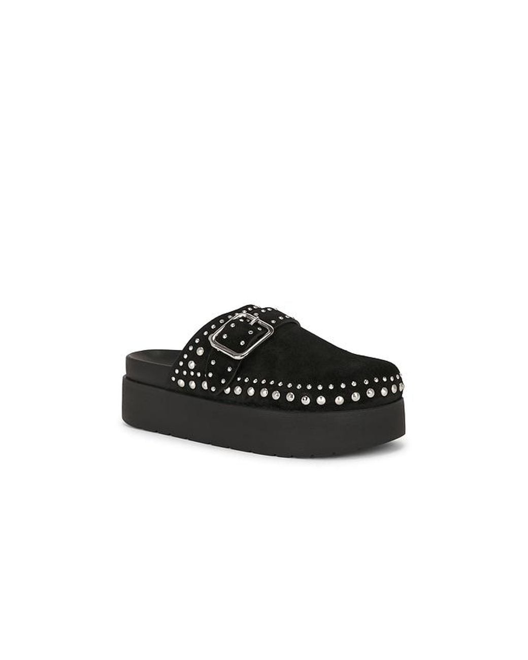 Free People Black Cayatana Studded Mule