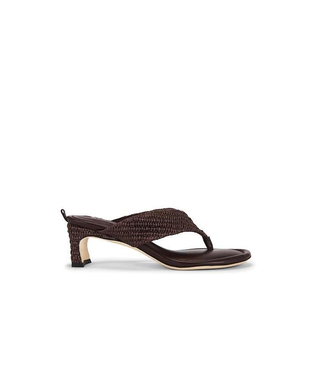 By Far Multicolor Dasha Raffia Heel