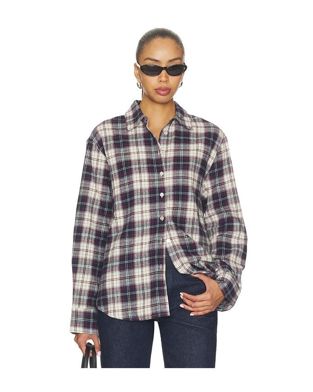FAVORITE DAUGHTER Blue The Boyfriend Shirt