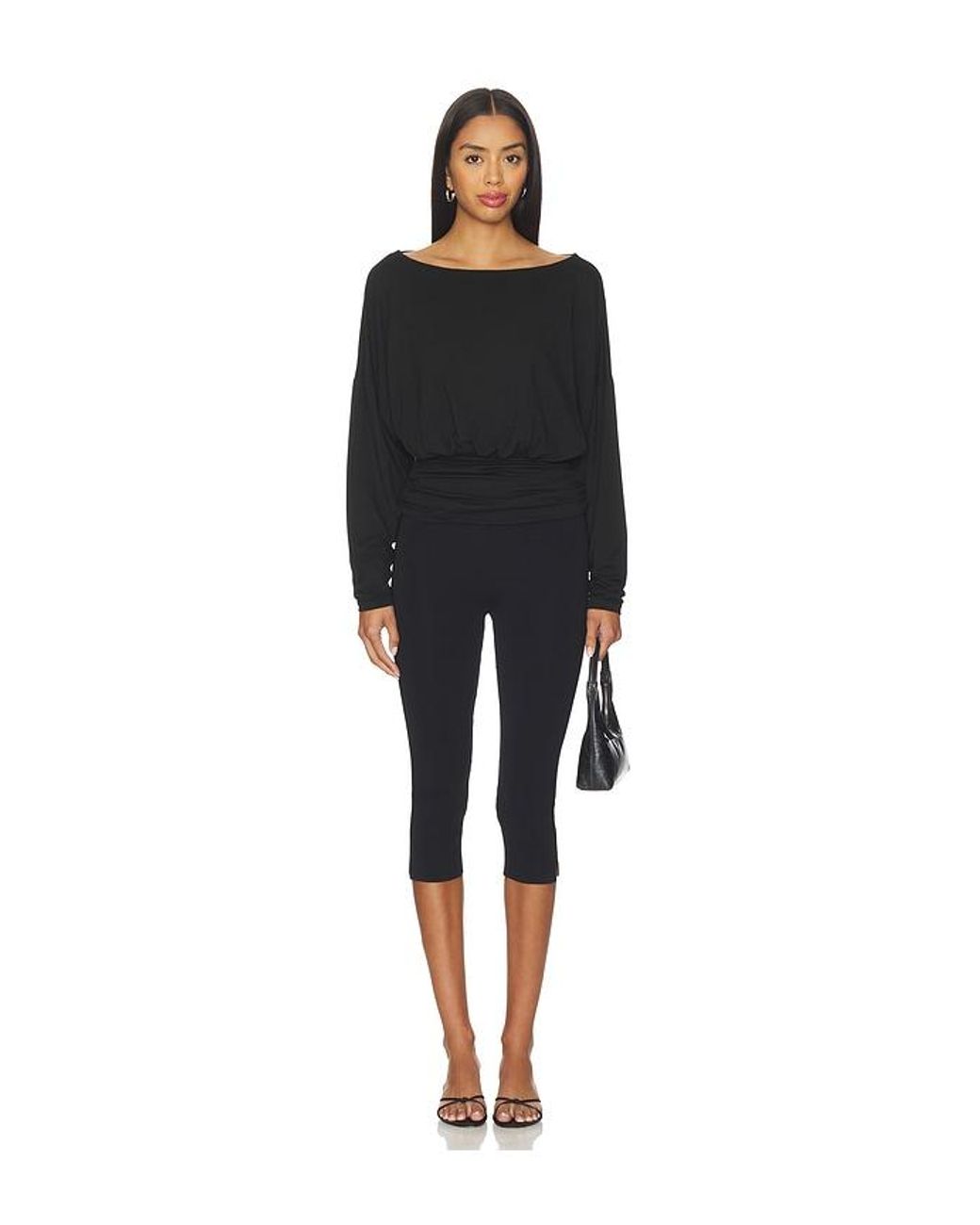ALL THE WAYS Black Stasja Top