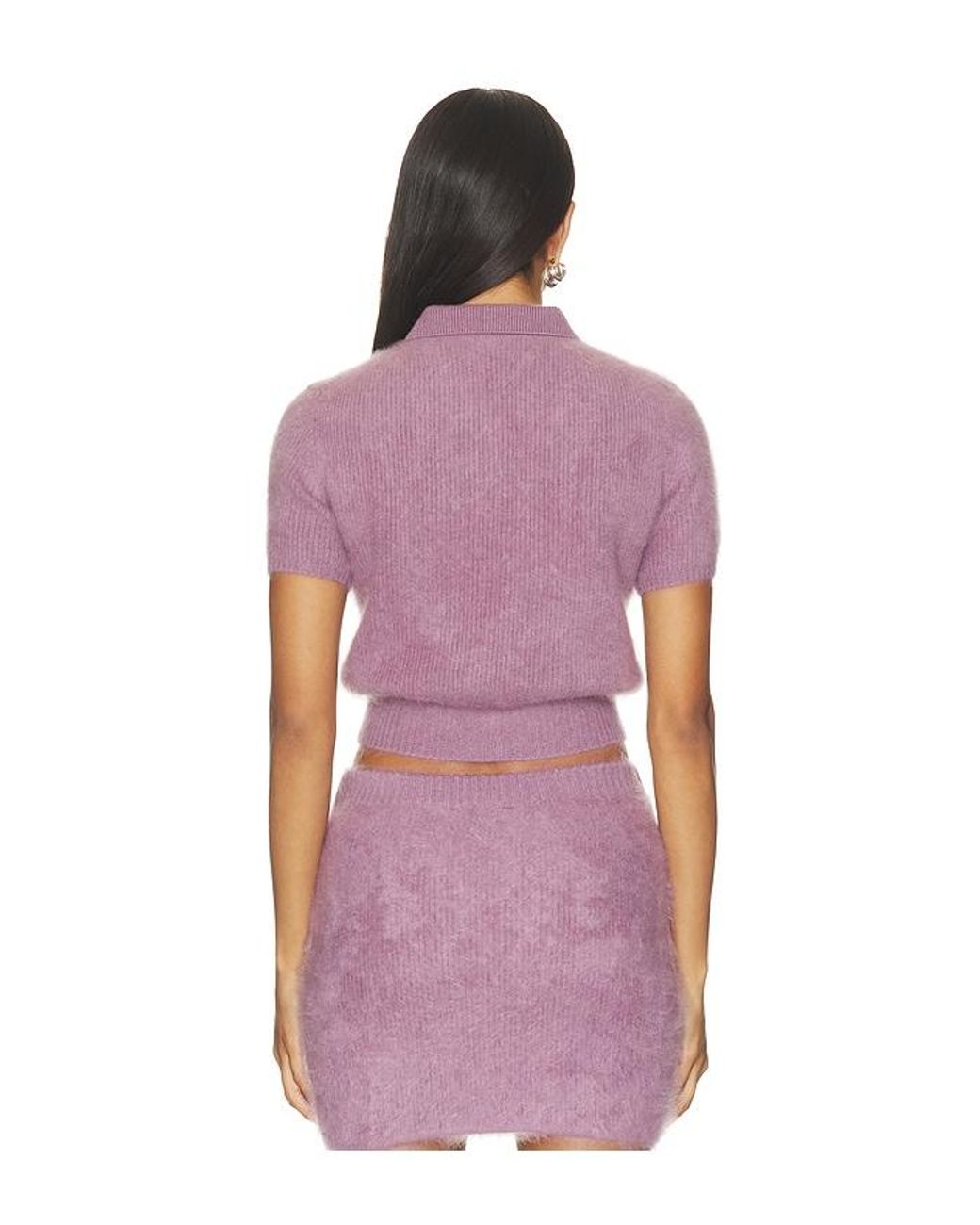 Hevron Purple Juno Cardigan