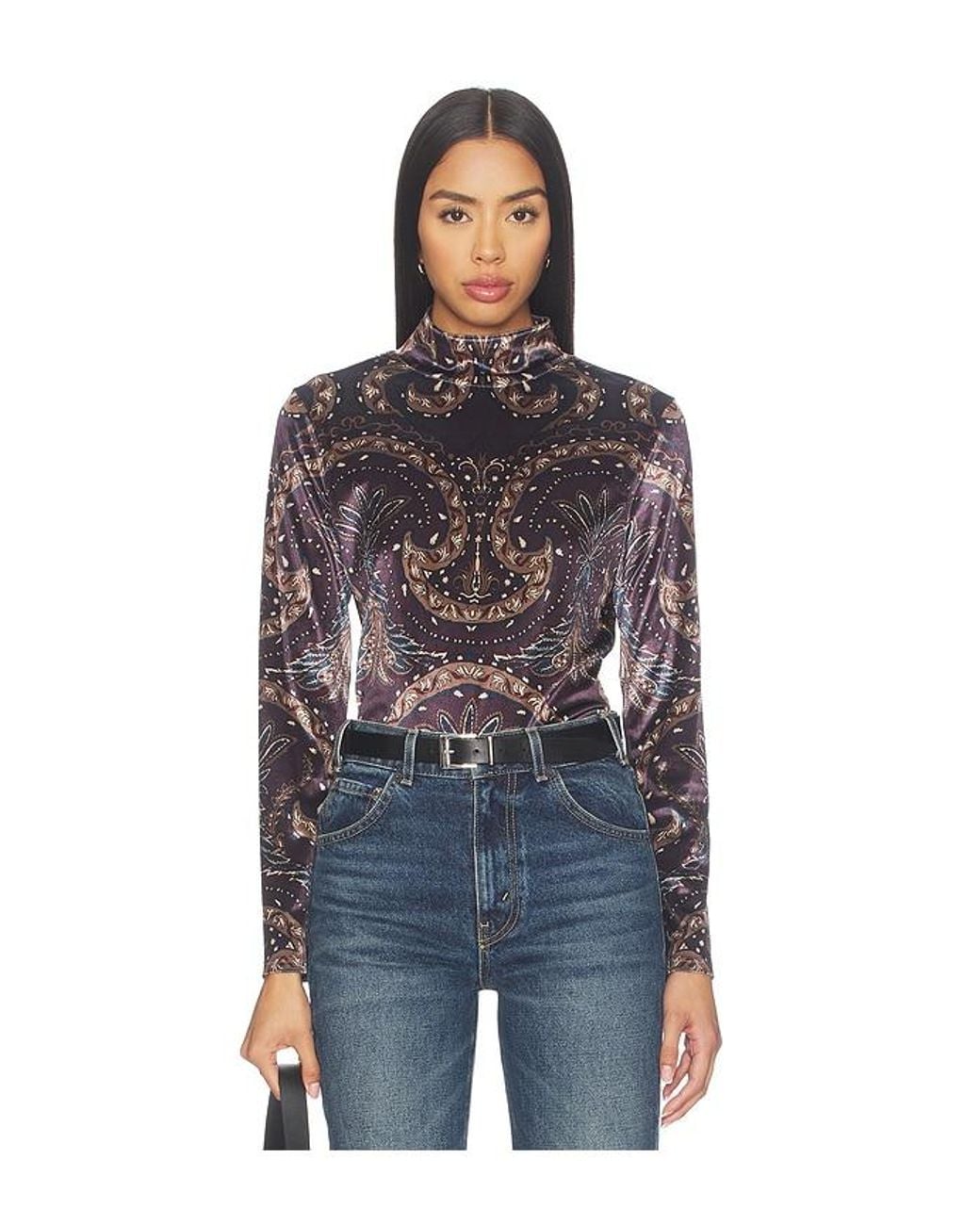 Veronica Beard Nate Top in Blue | Lyst