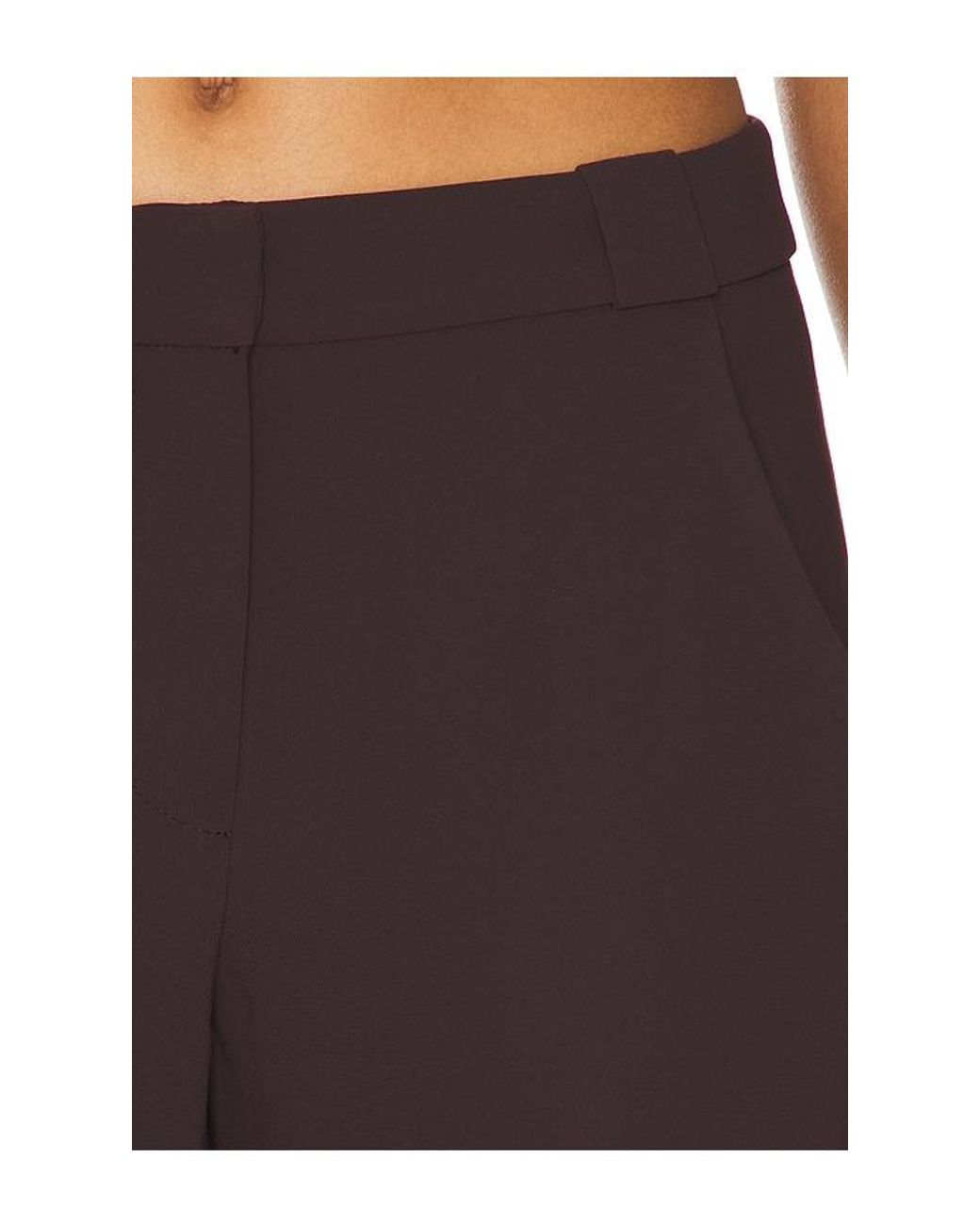 Amanda Uprichard Brown X Revolve Saddler Pants