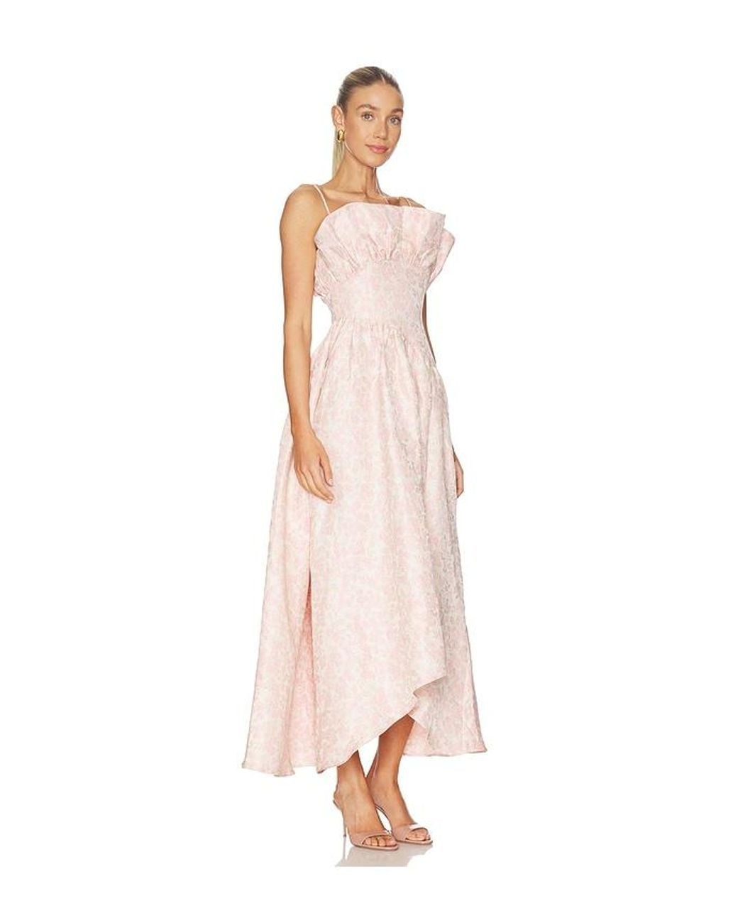 Elliatt Multicolor Floralie Strapless Gown