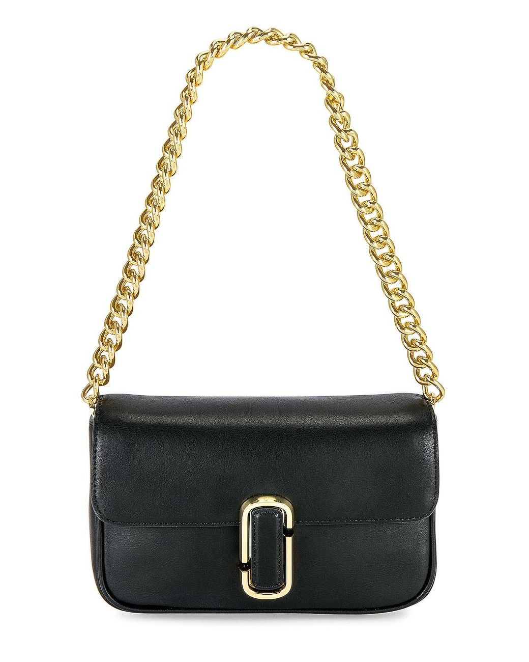 Marc Jacobs Leather The Shoulder Bag in Black | Lyst UK