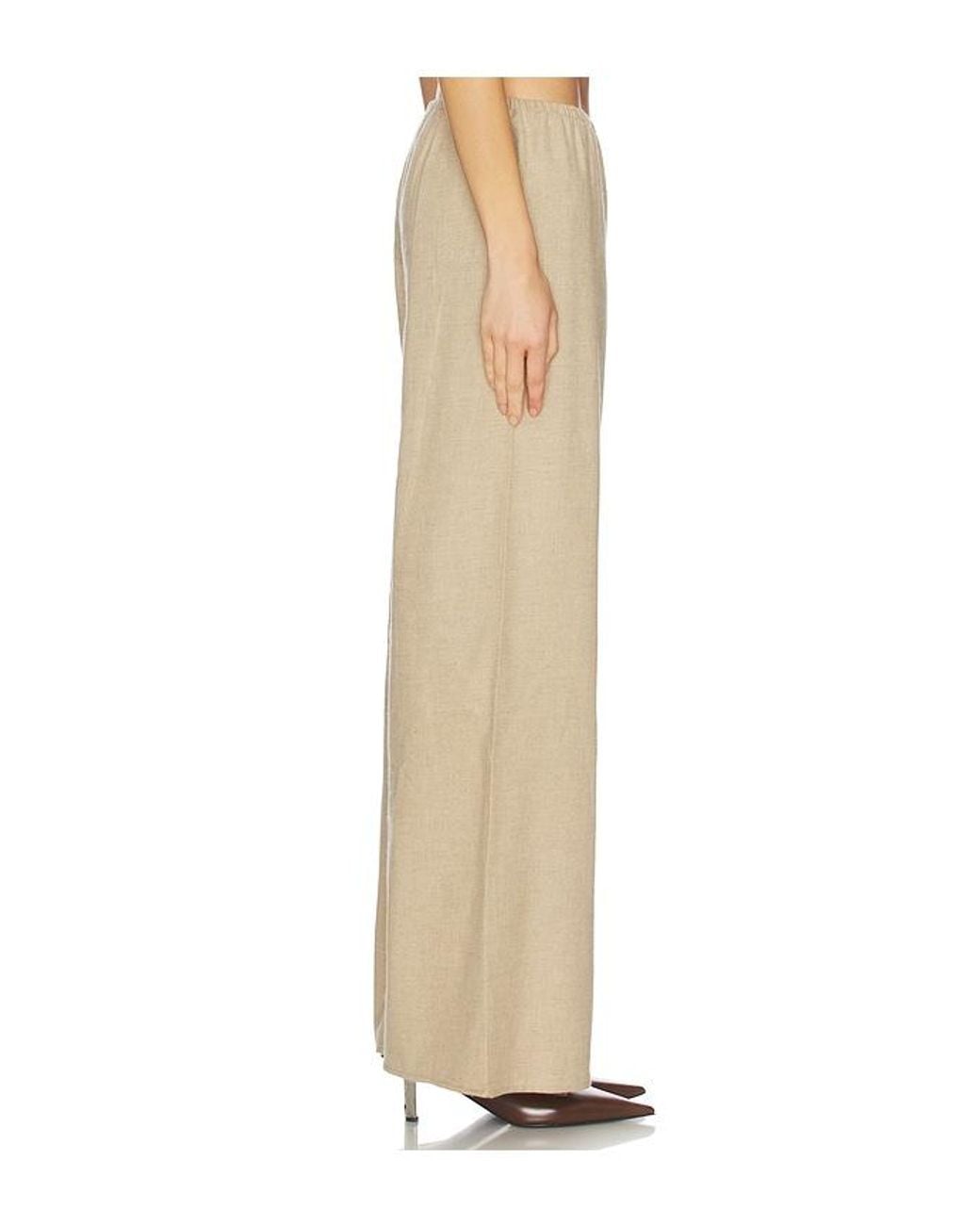 La Ligne Natural Flannel Colby Pant