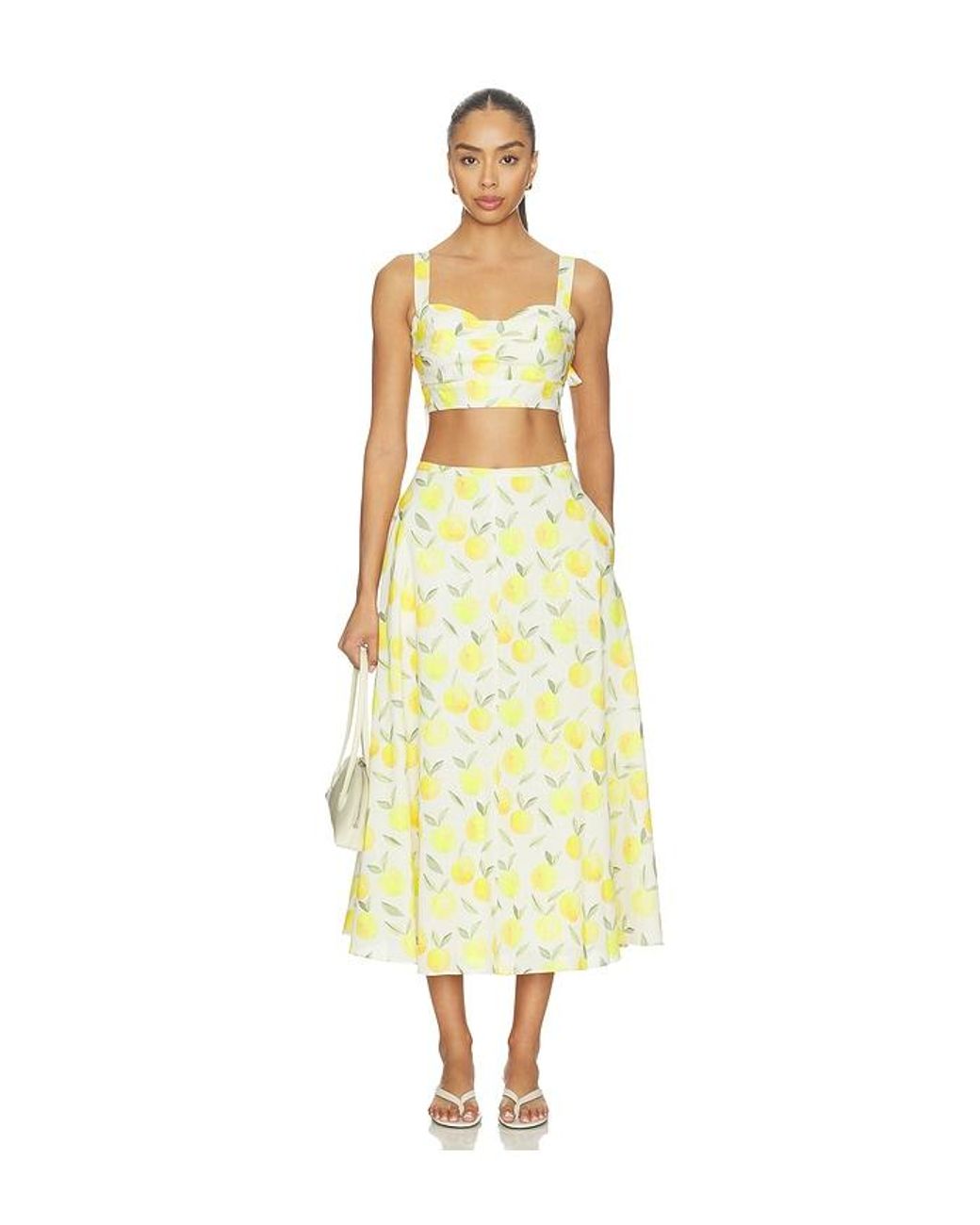 Astr Yellow Myria Skirt