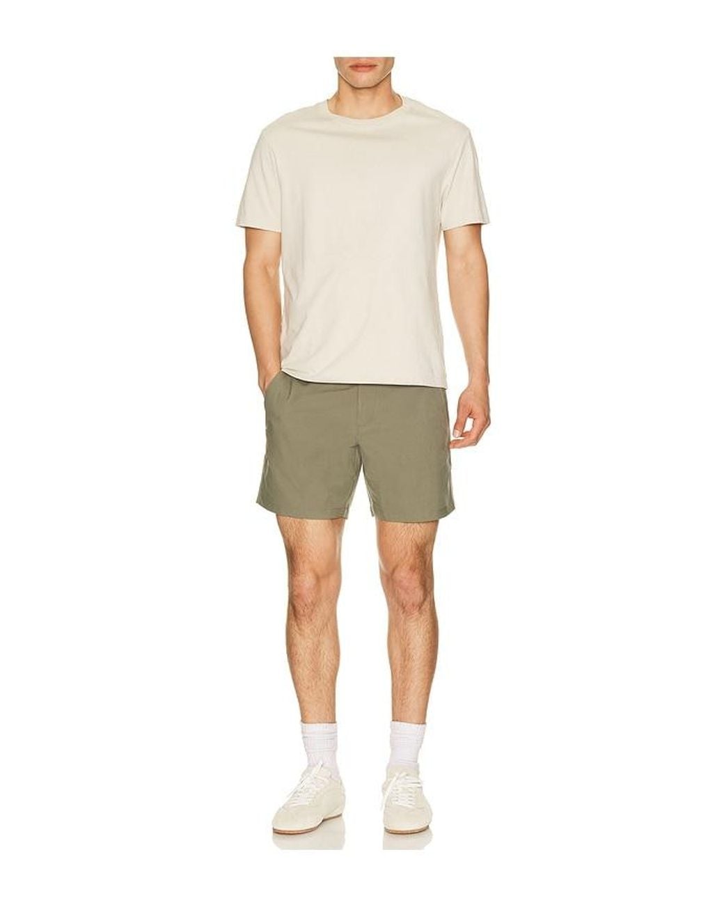 Rhone Green 7 Nomad Tech Chino Short for men