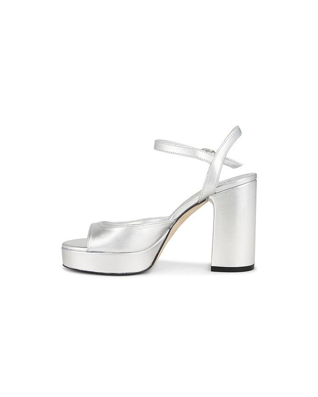 Stuart Weitzman White Sandale Dayna