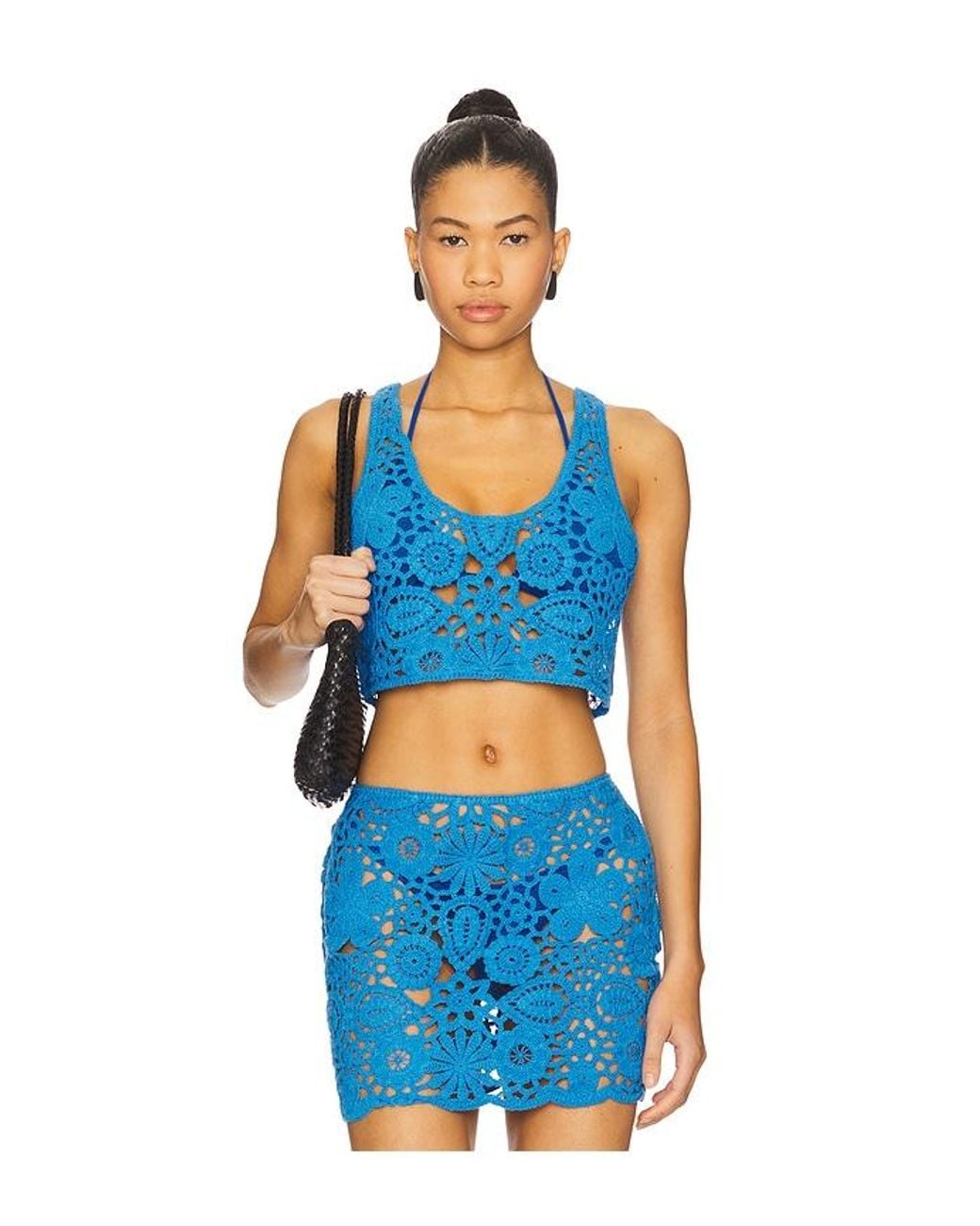 SNDY'S Blue Tala Top
