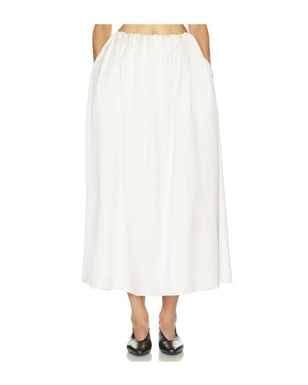 Helsa White Gala Skirt