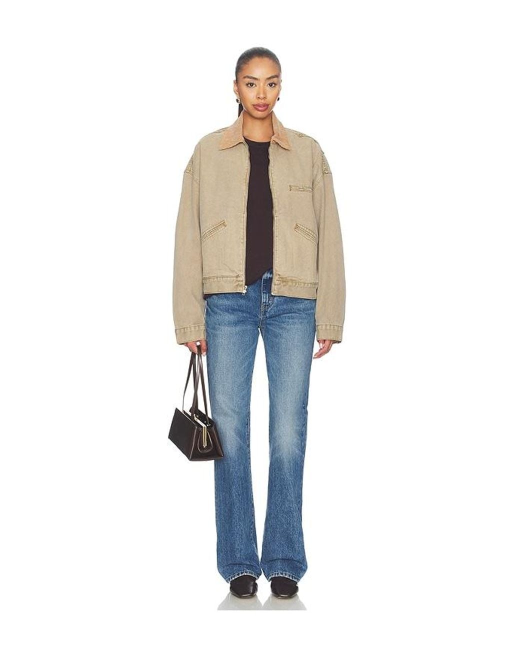 SLVRLAKE Denim Blue Camden Garage Jacket
