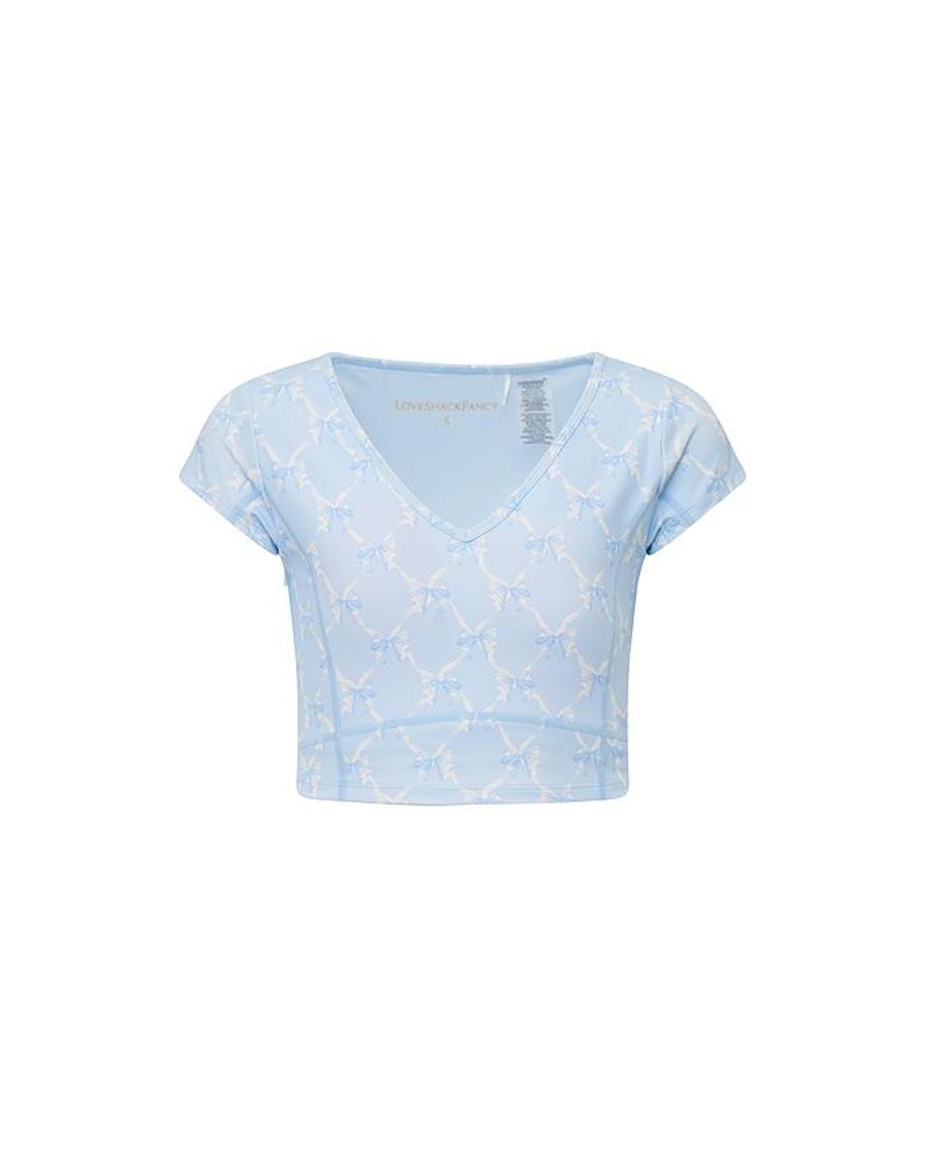 LoveShackFancy Blue Oberteil Cherrily