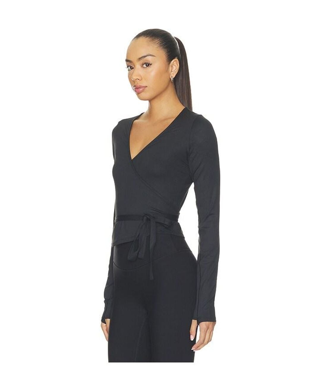 Spanx Black On Form Ballet Wrap